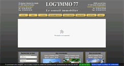 Desktop Screenshot of logimmo77.com